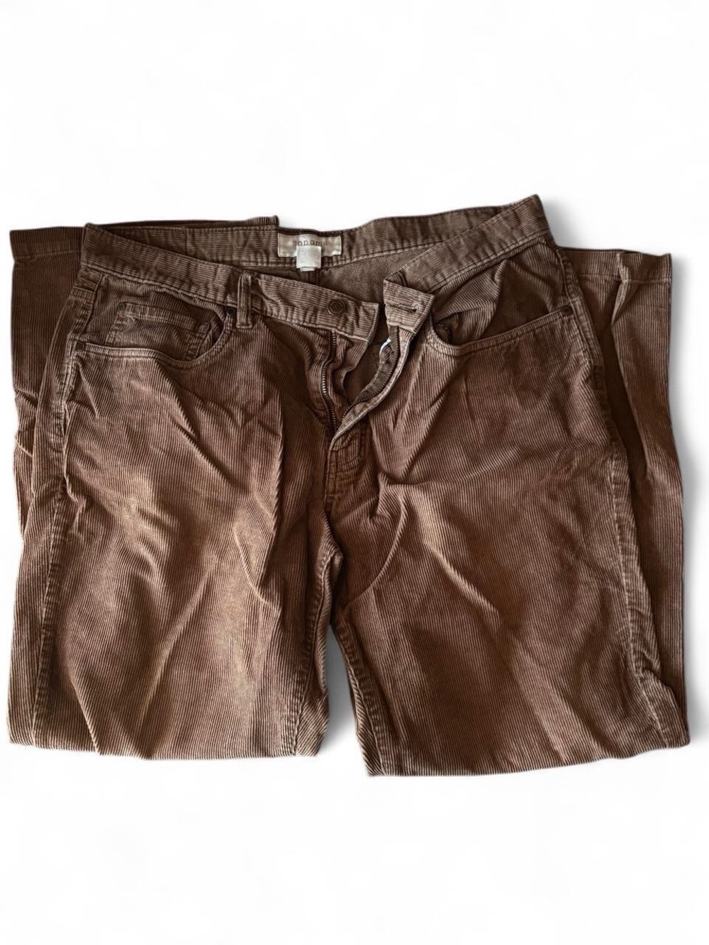 Sonoma Men's Corduroy Pants in Dark Brown